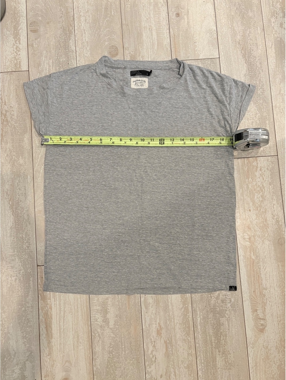 prAna Women’s Small Gray Dolman Sleeve T-Shirt Sustainable Relaxed Fit - Picture 2 of 8